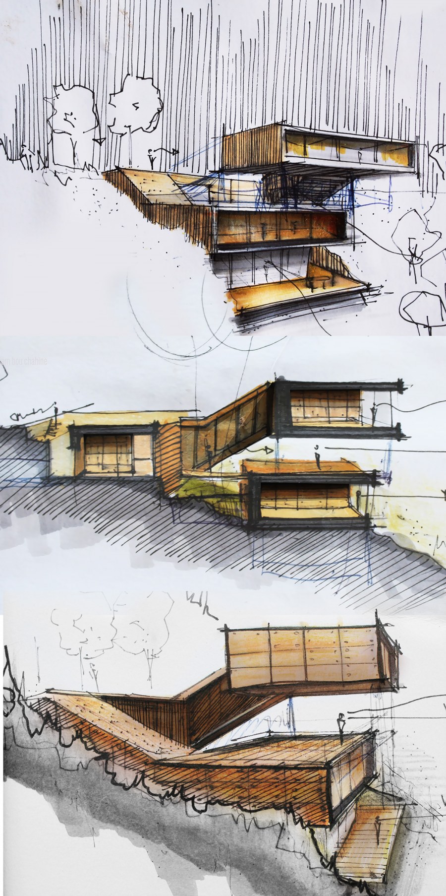 Пейзаж для архитектурной подачи