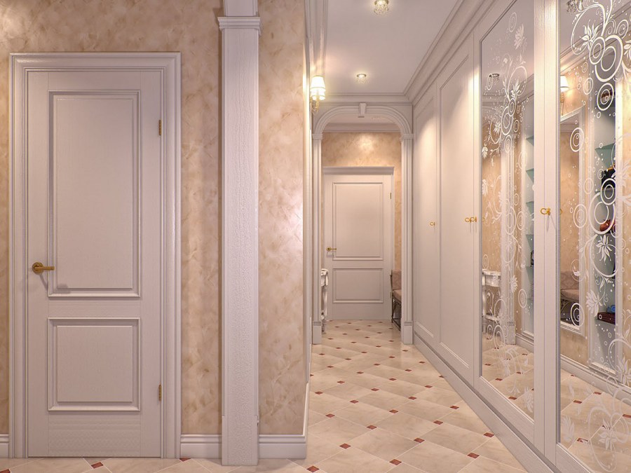 Обои в прихожую