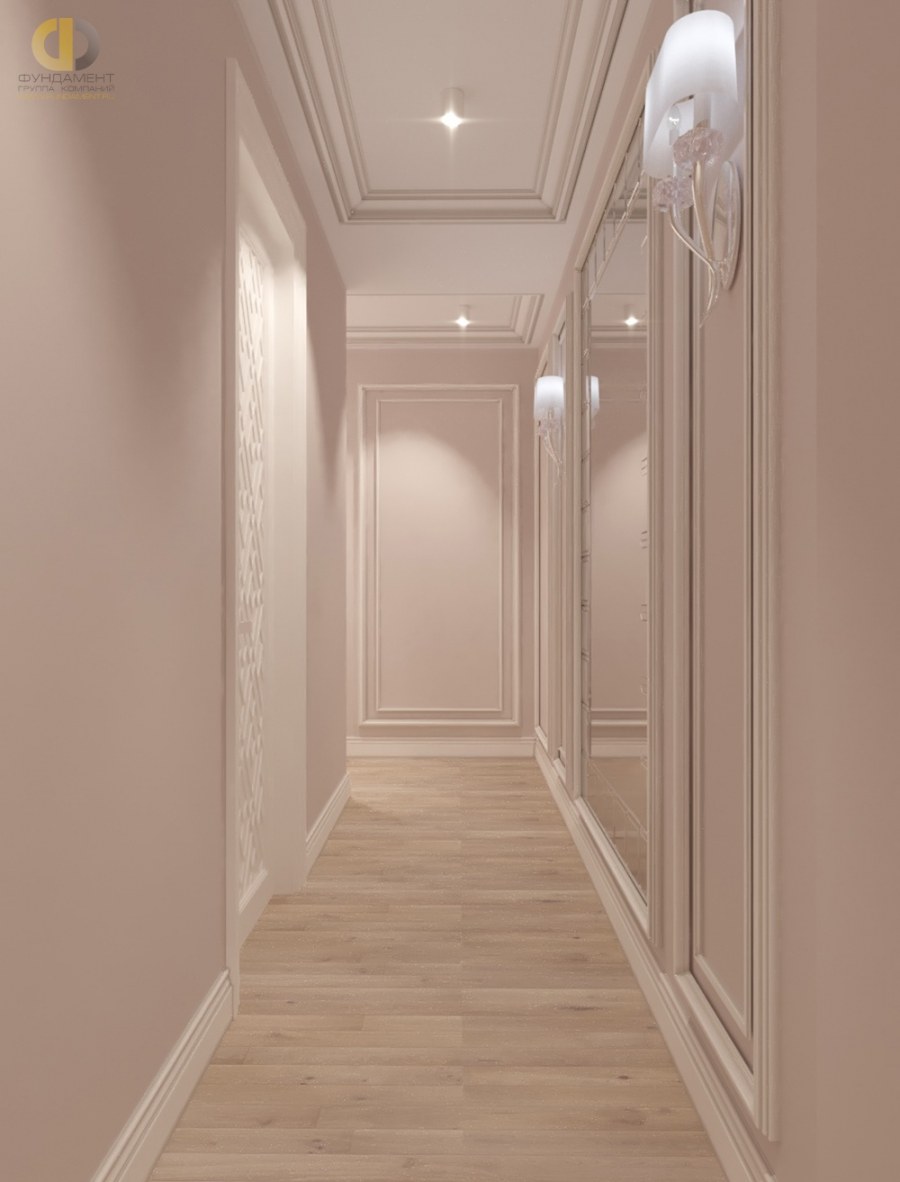 Коридор в светлых тонах