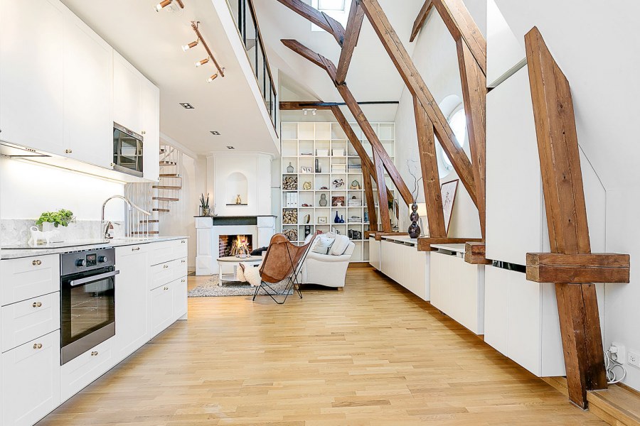 Дизайн студий дуплекс