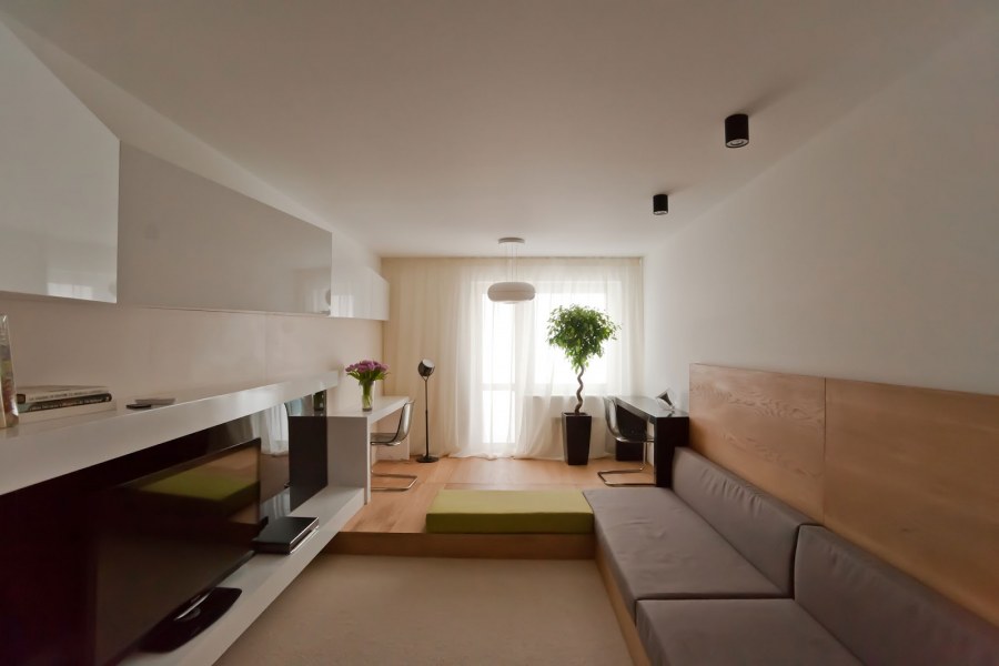 Квартира студия правильный свет