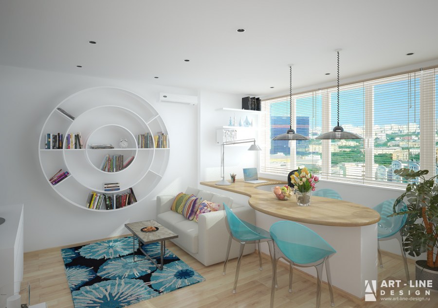 Круги в дизайне интерьера