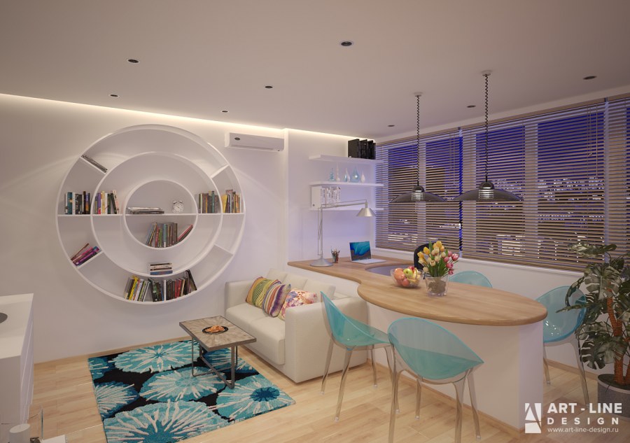 Квартира студия арт