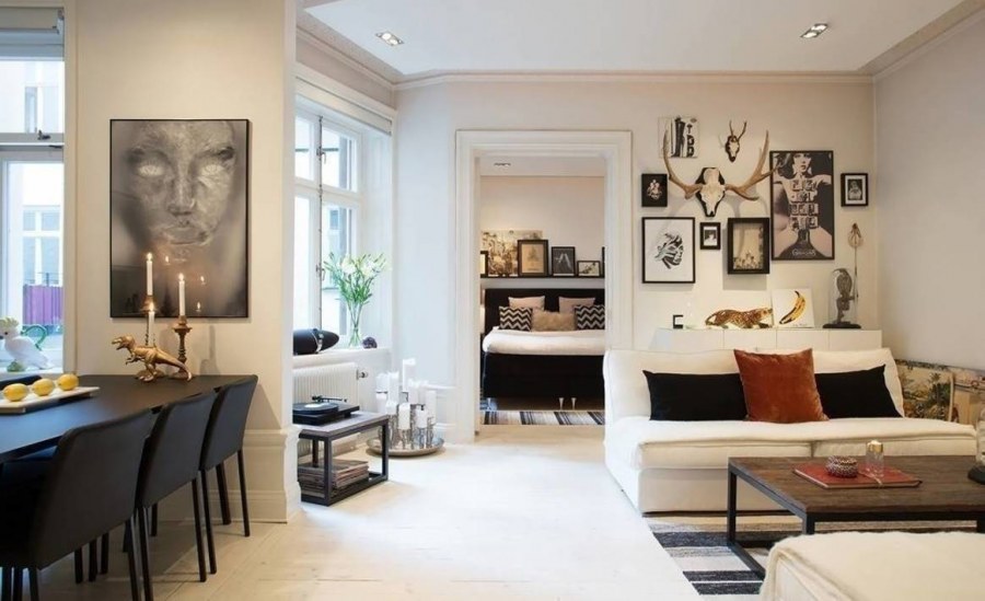 Шведские квартиры интерьер гостиной