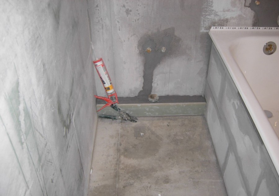 Укладка плитки в ванную