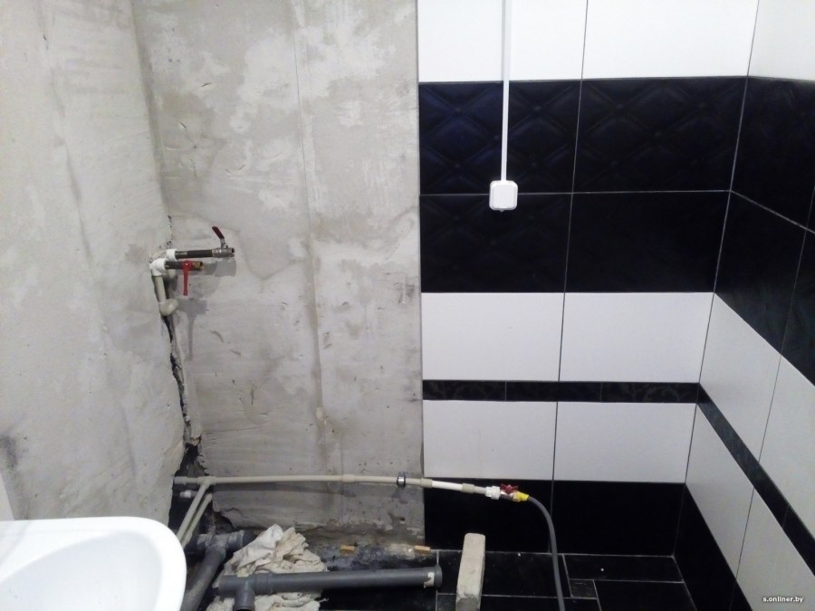 Укладка плитки на пол в ванной