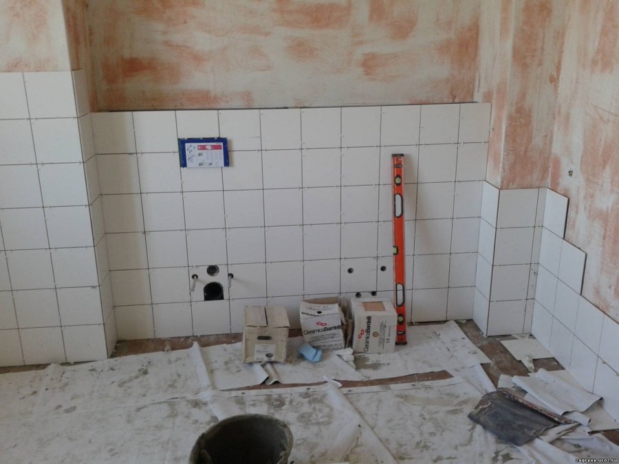 Разметка под плитку на пол