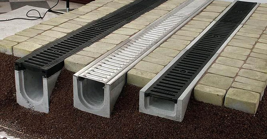 Ливневая канализация лотки h190