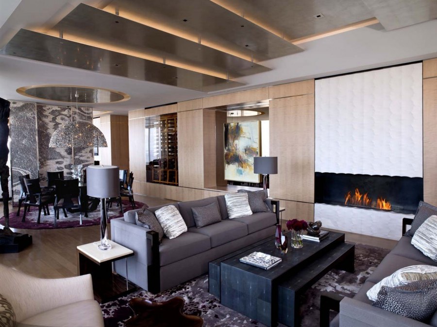 Потолок с балками