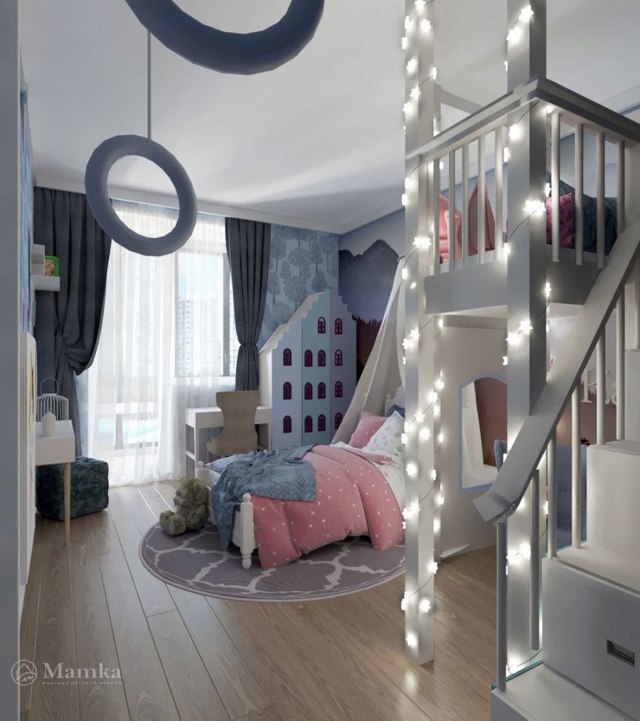 Необычные комнаты для девочек