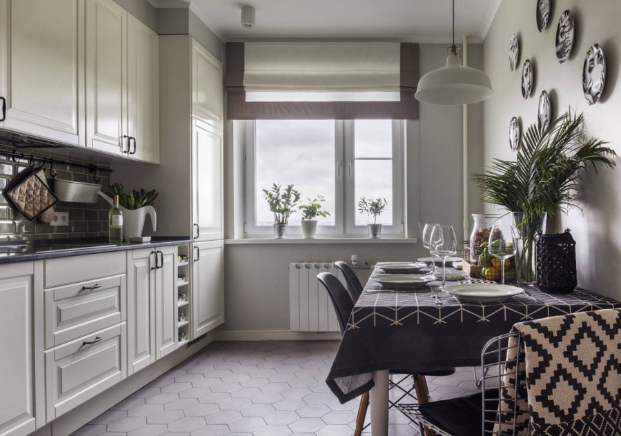 Кухня в однокомнатной квартире