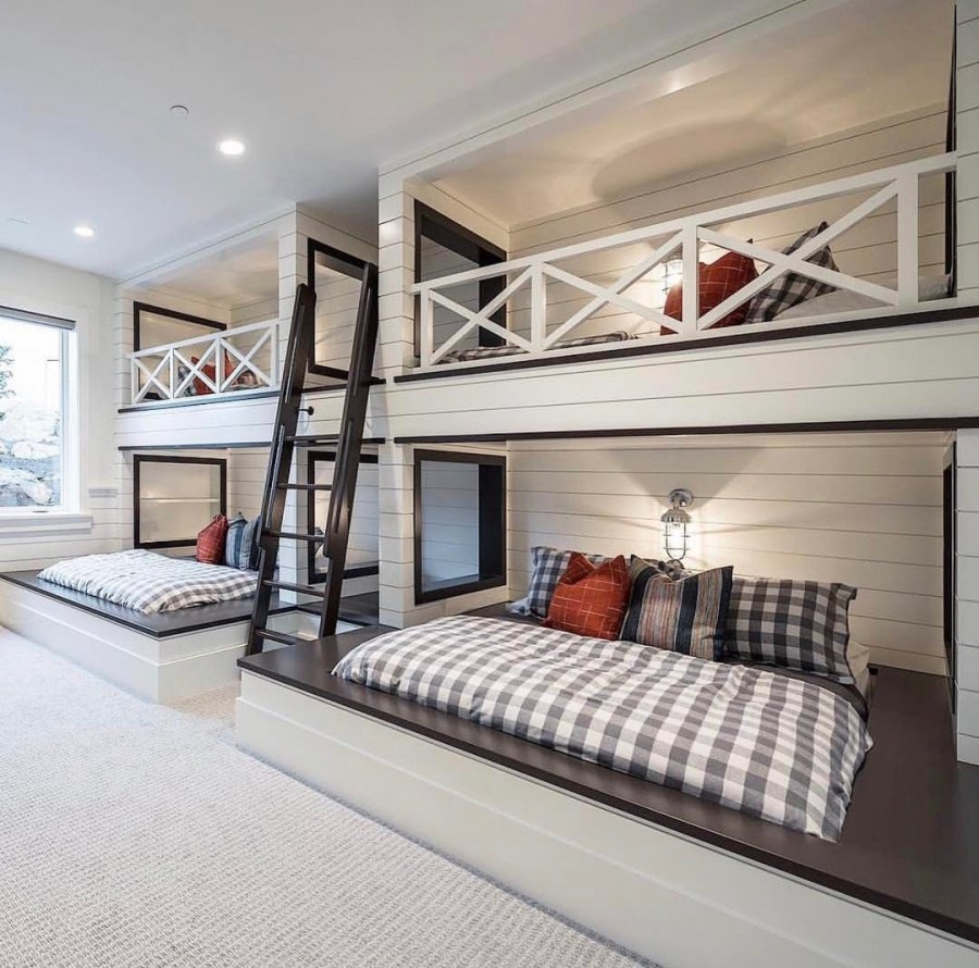 Двухэтажная спальня