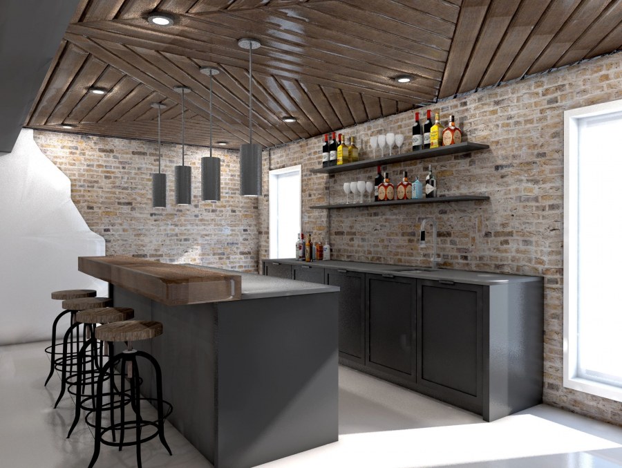 Леруа кухня в стиле лофт