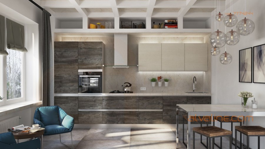 Кухня Эггер лофт