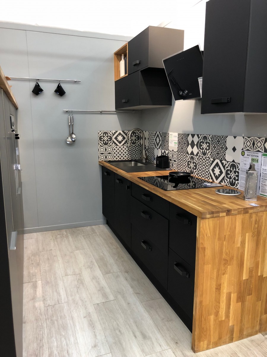 Кухня Леруа Мерлен лофт бетон