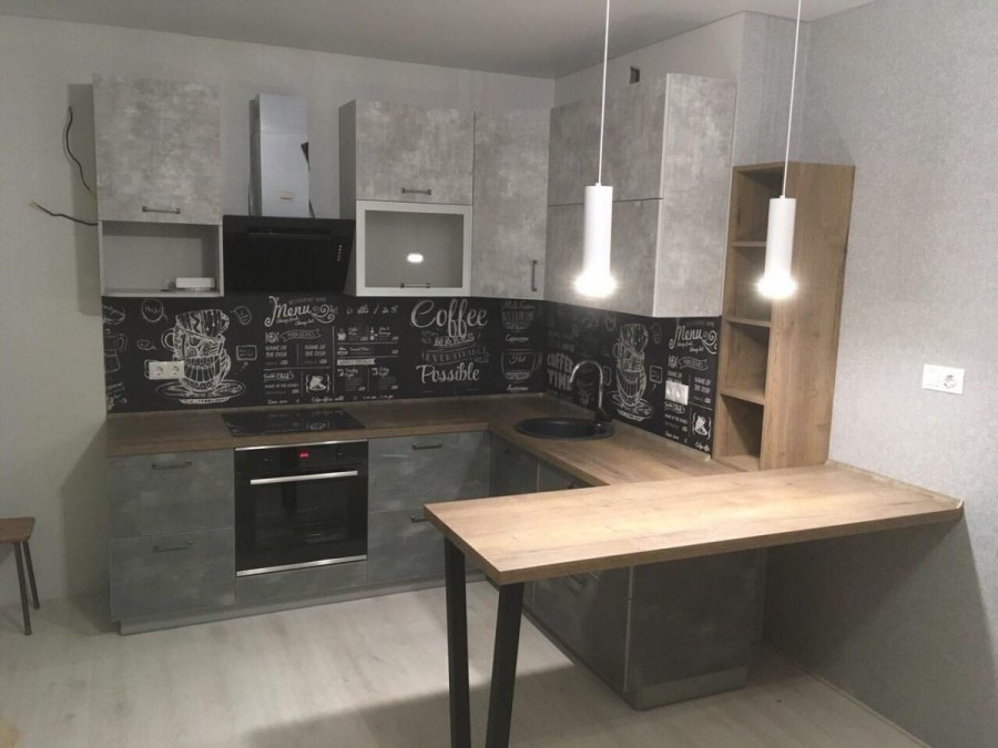 Кухня лофт Леруа