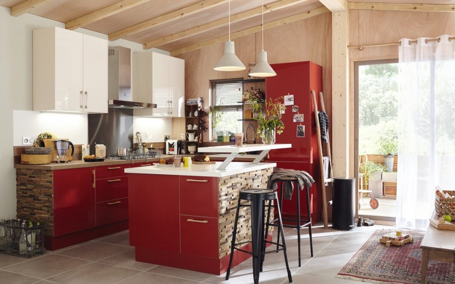 Кухня в стиле пунш