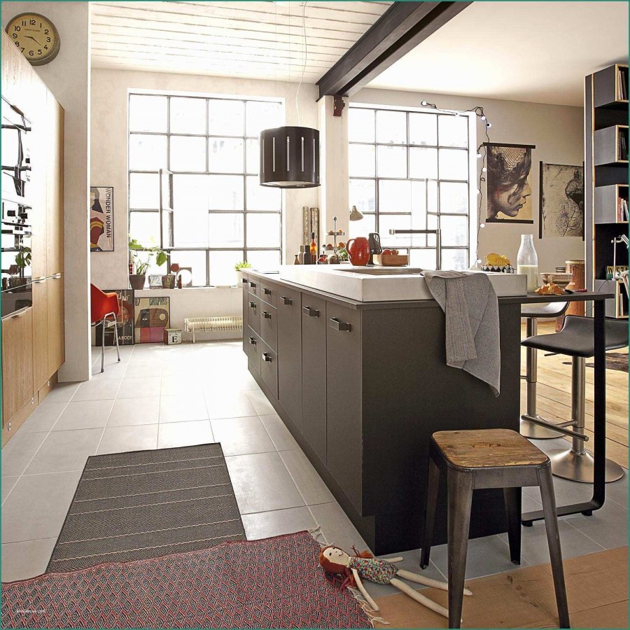 Леруа Мерлен серая кухня лофт