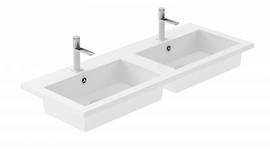 Раковина-столешница: Aquanet Нота 120 New левая (239565)