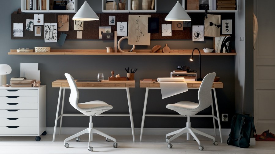 Рабочая зона в стиле лофт