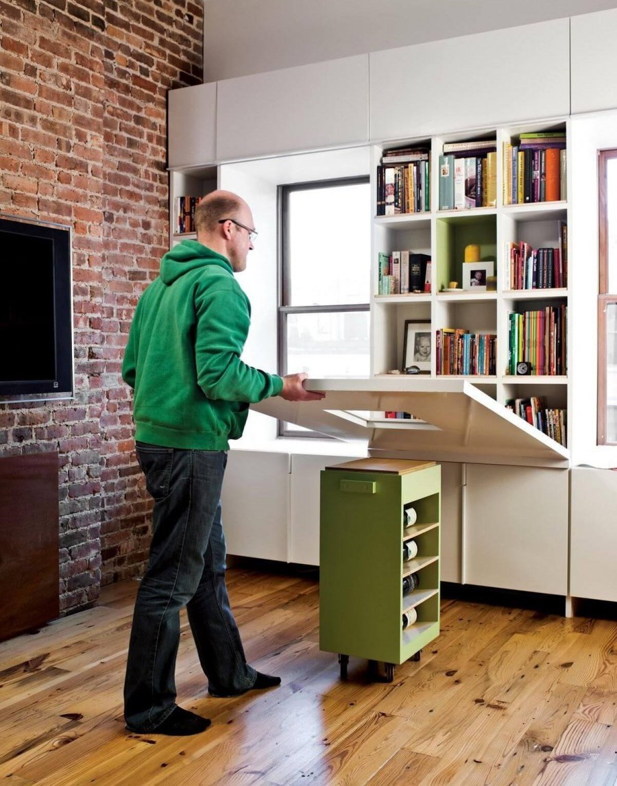 Рабочий уголок в скандинавском стиле