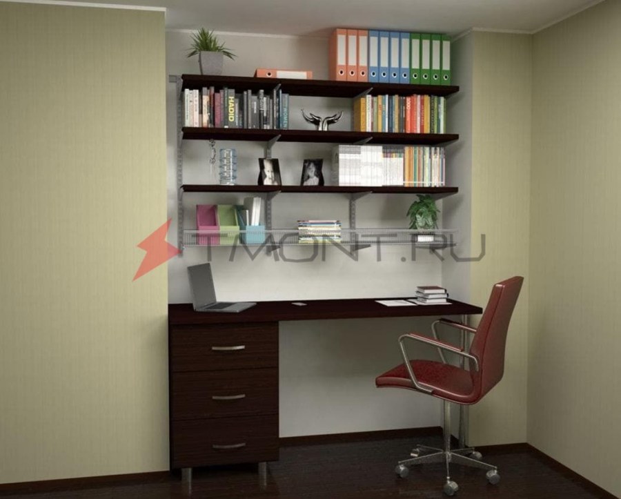 Письменный стол в нише