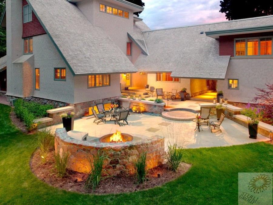 Ландшафтный дизайн загородного дома