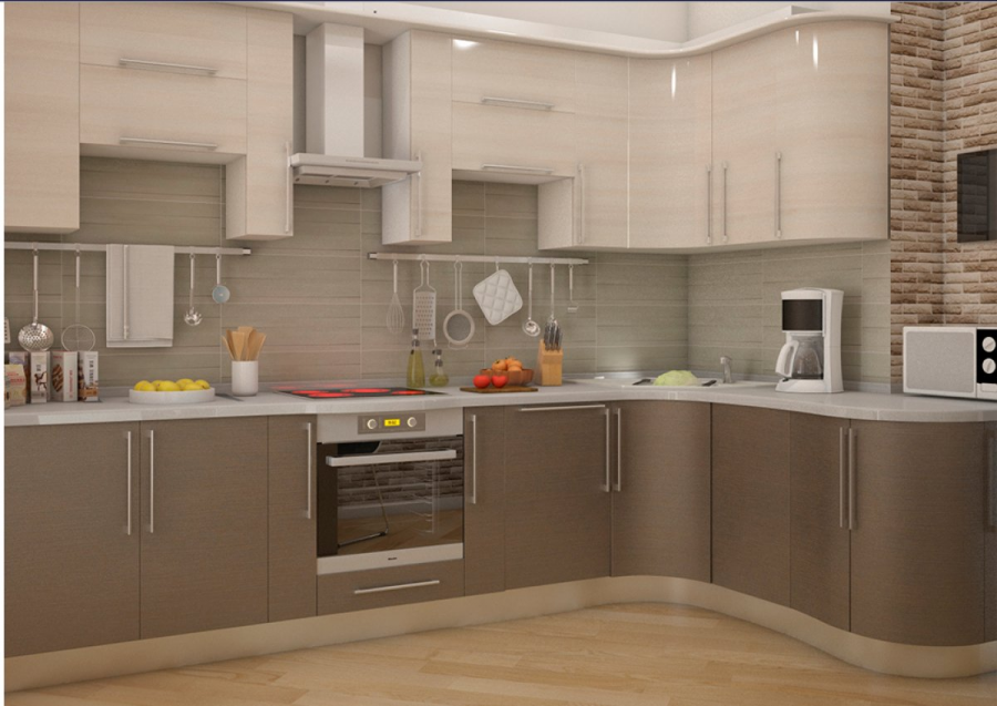Кухня капучино Модерн
