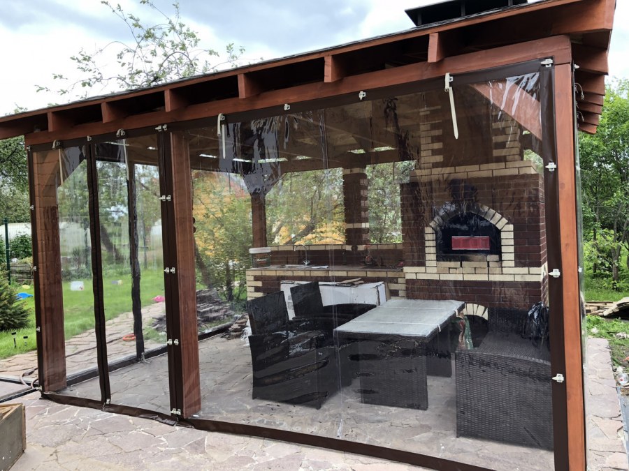 Мягкие окна для беседок