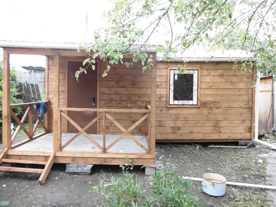 Садовый домик 3x 6 с терас