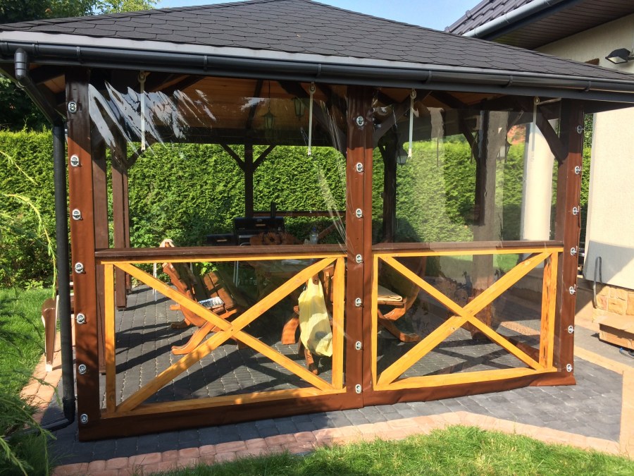 Перила в беседке