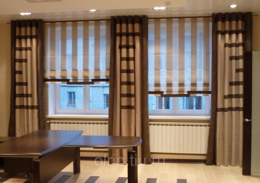 Шторы в кабинет руководителя
