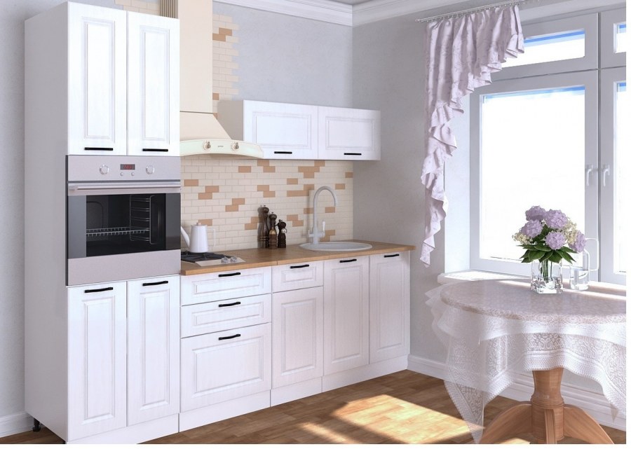 Белый Вегас кухонный гарнитур