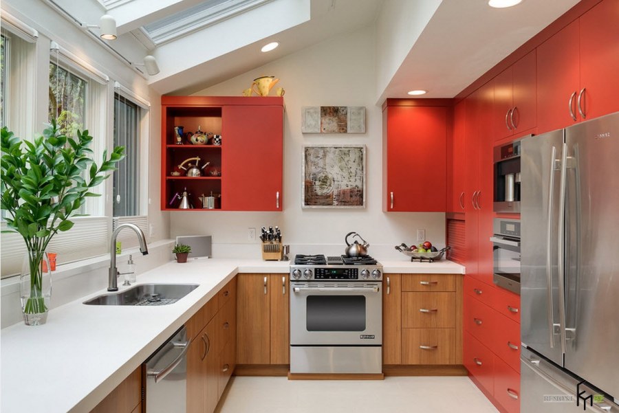 Красивые маленькие кухни