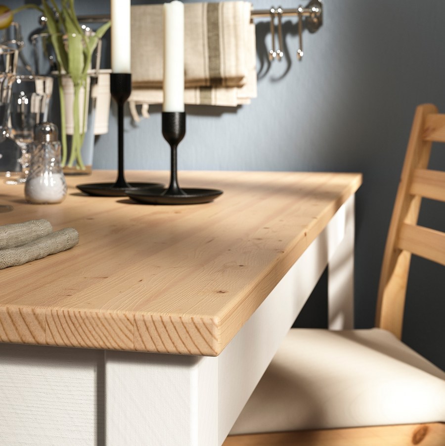 Стол БЬЮРСТА икеа белый