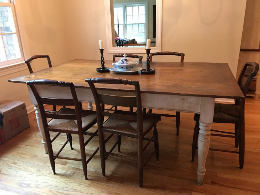 ОЛМСТАД стол морилка