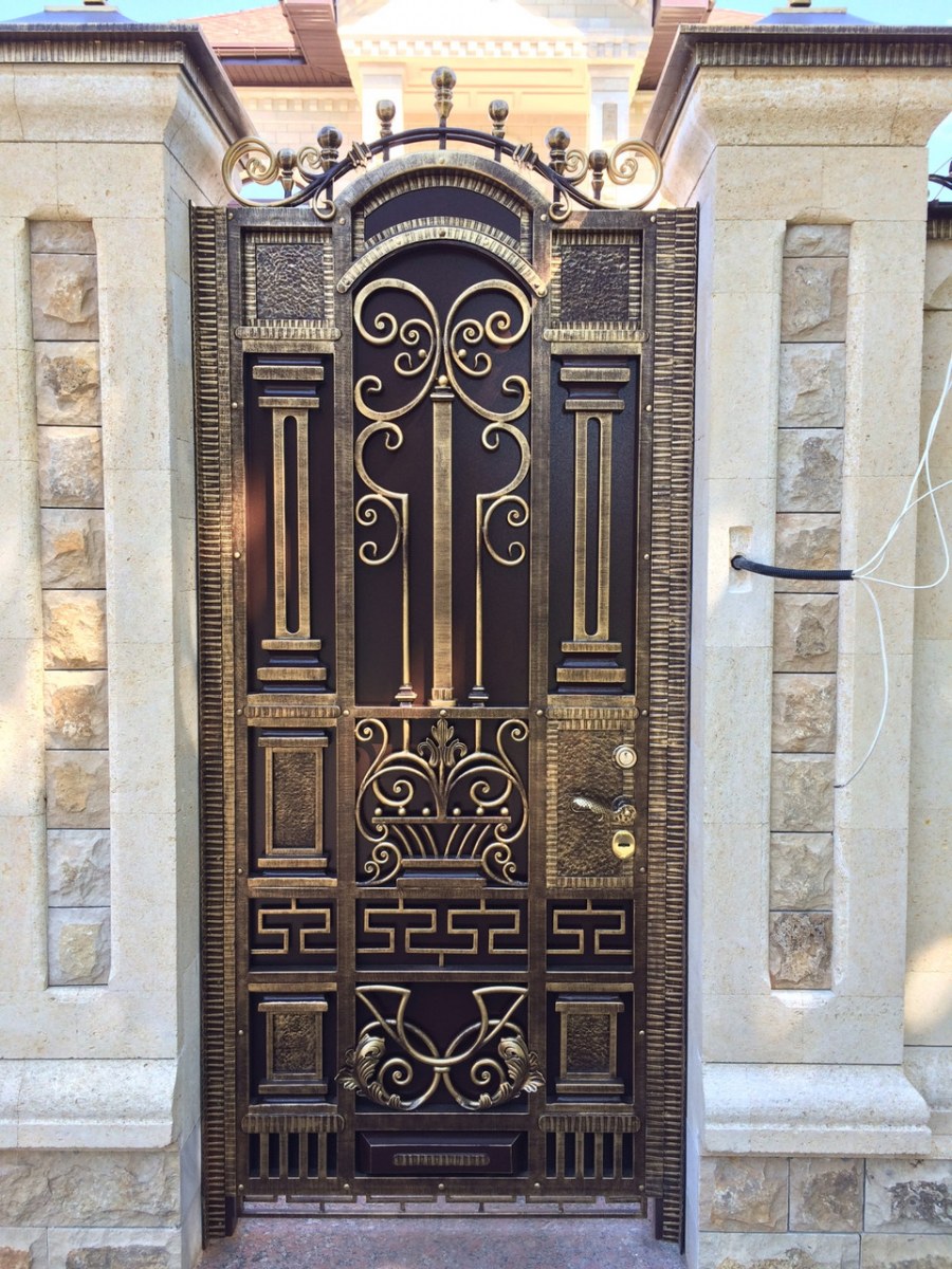 Кованые ворота в стиле Барокко