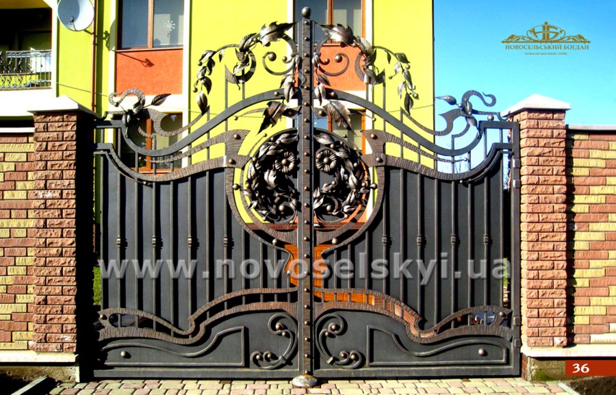 Кованые ворота v-158 (1 кв.м.)