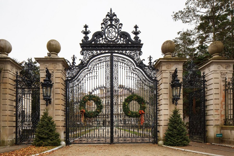Кованые ворота Новосельский