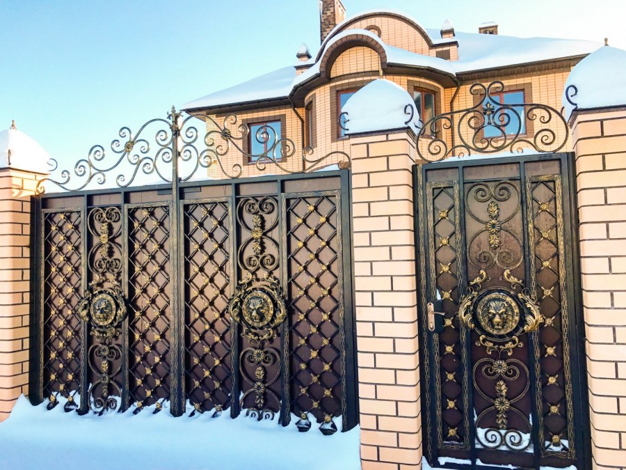 Кованые ворота Тамерлан