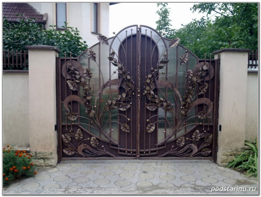 Кованые ворота Сикард