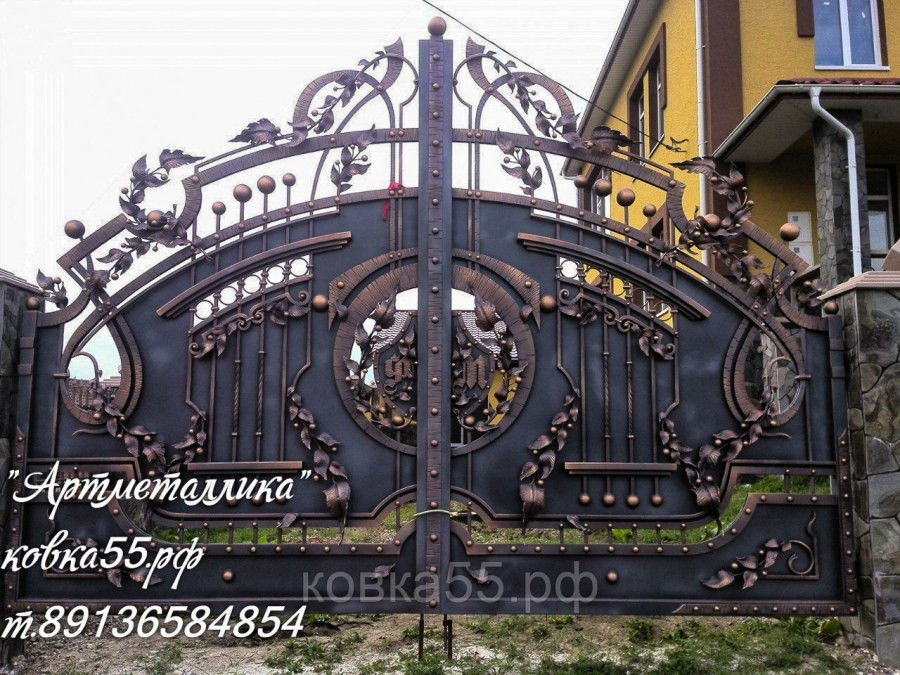 Кованые ворота 5м