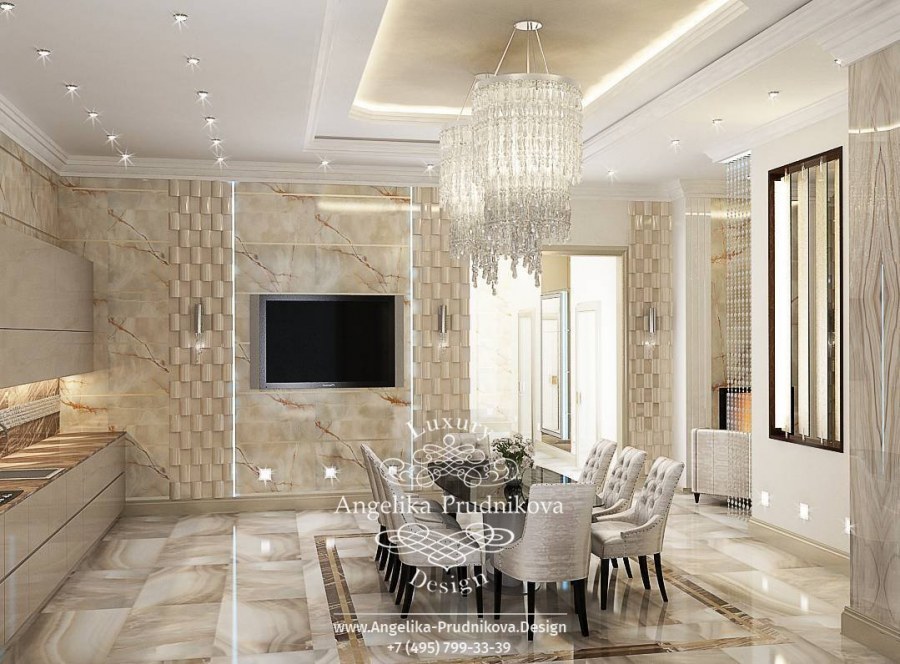 Анжелика Прудникова кухни Неоклассика