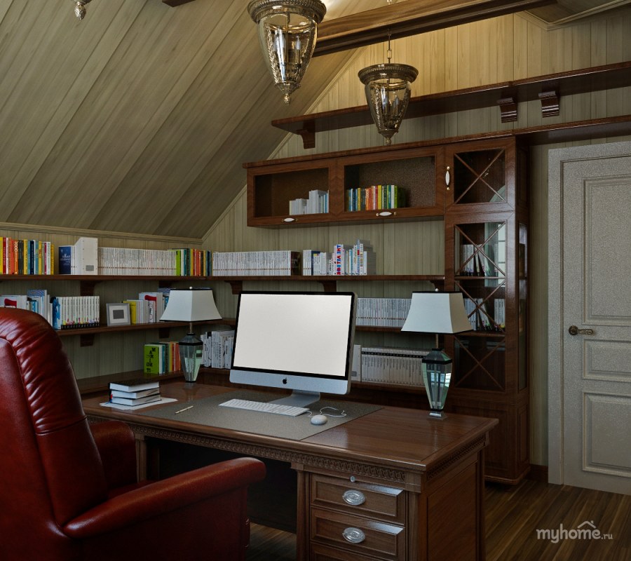 Кабинет на мансарде