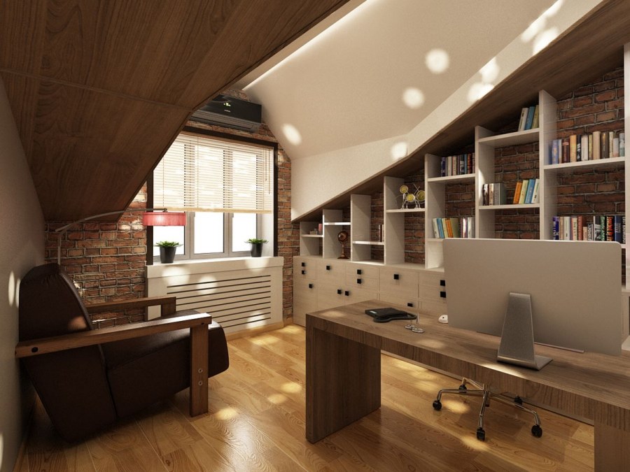 Деревянные окна в интерьере