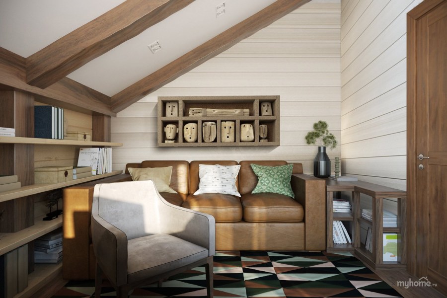 Кабинет в стиле Шале