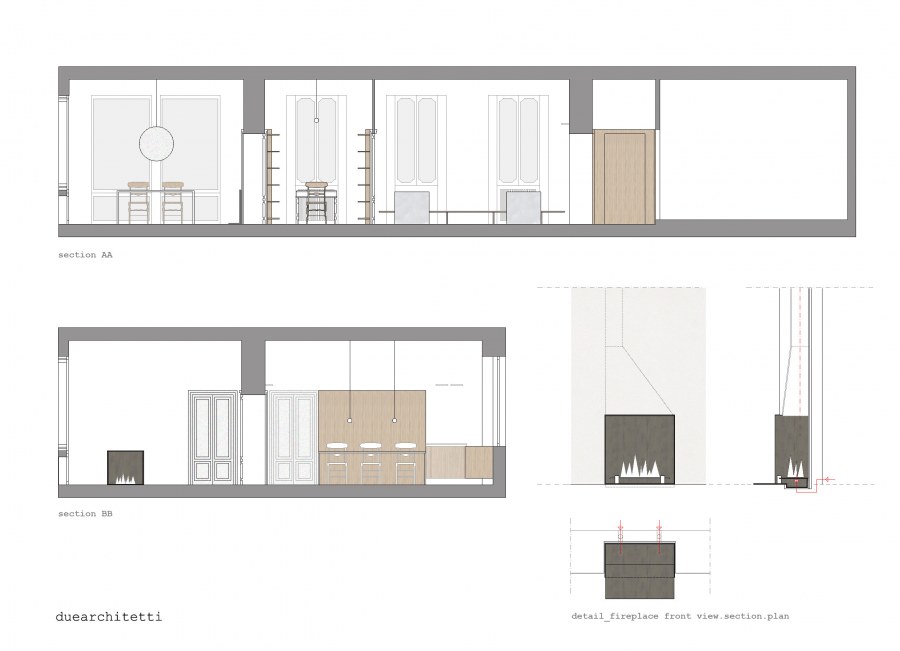 Развертка стен сруба