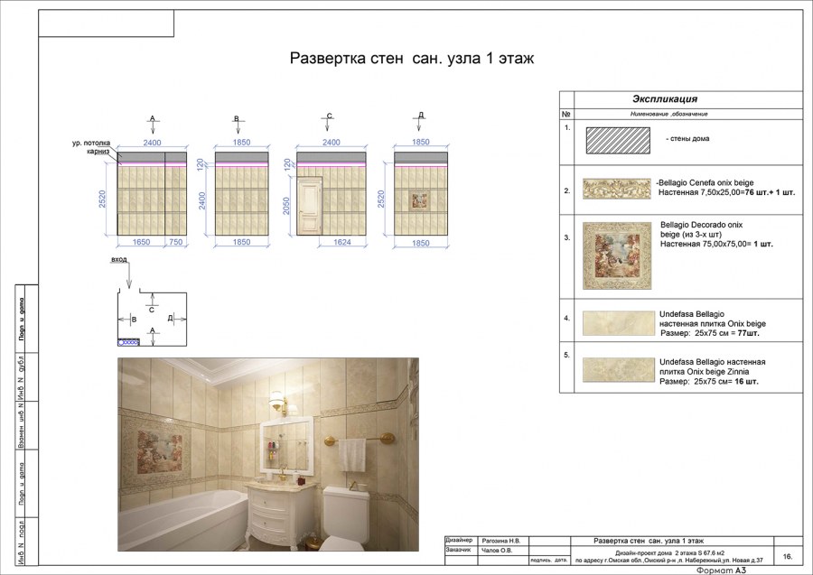 Отмывка развертка стен