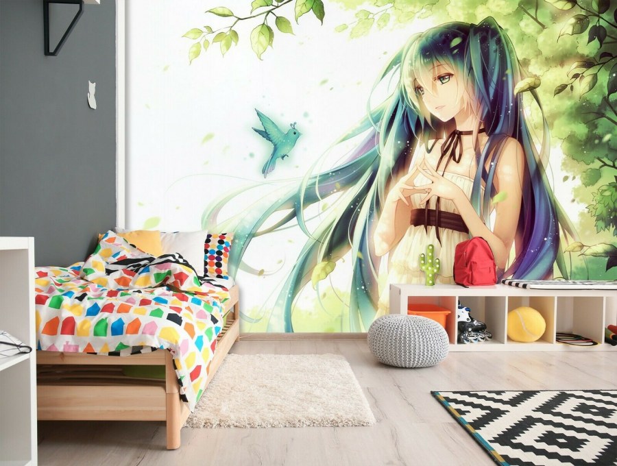 Фотообои в стиле аниме в комнату