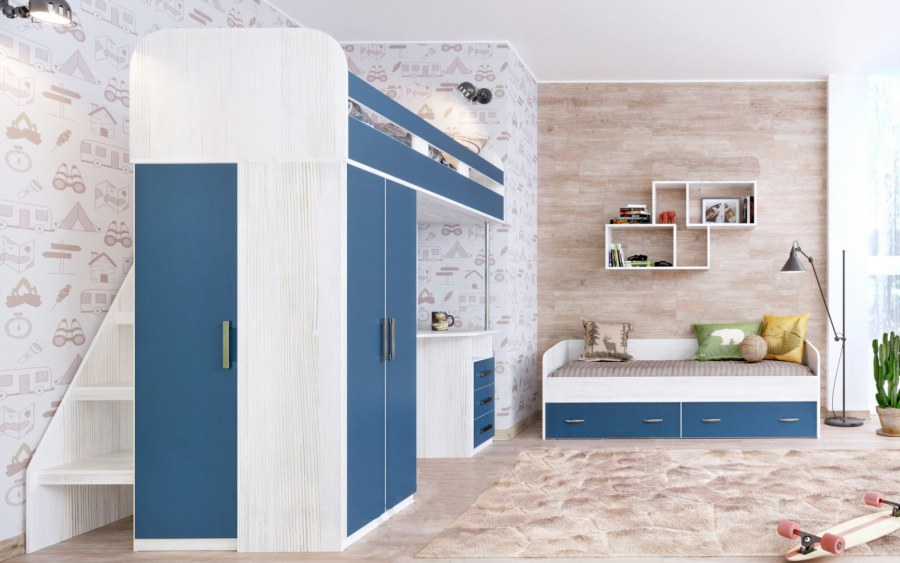 Кровать-чердак ЯРОФФ Аракс